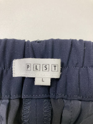 PLST/プラステ/スラックス/パンツ/ブラック/L
