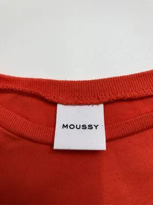 MOUSSY/マウジー/Tシャツ/カットソー/トップス/レッド/FREE