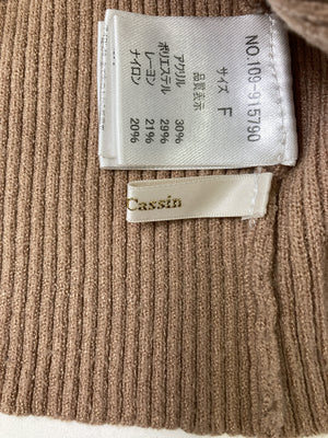 RAY CASSIN/レイカズン/ニット/セーター/トップス/ブラウン/F