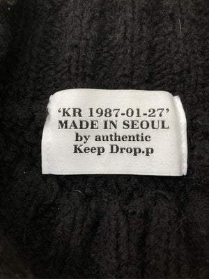 Keep Drop.p/ニット/セーター/トップス/ブラック