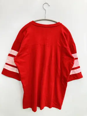 LOGO7/ロゴセブン/Tシャツ/カットソー/トップス/レッド