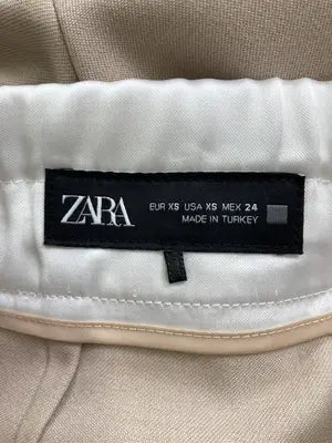 ZARA/ザラ/スラックス/パンツ/ベージュ/USA XS