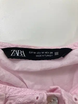 ZARA/ザラ/シャツ/ブラウス/トップス/ピンク/EUR M/USA M/MEX 28