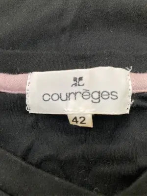 courreges/クレージュ/Tシャツ/カットソー/トップス/ブラック/42