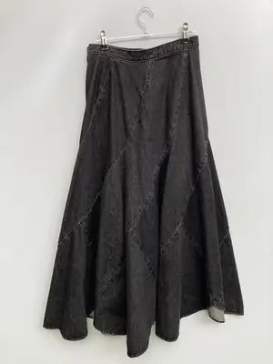 MOUSSY/マウジー/ロングスカート/スカート/ブラック/1