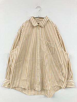 GAP/ギャップ/シャツ/ブラウス/トップス/ベージュ/L