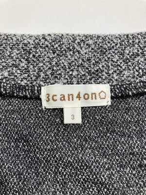 3can4on/サンカンシオン/ワンピース/ワンピース/ドレス/グレー/3