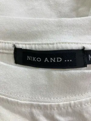 niko and .../ニコアンド/Tシャツ/カットソー/トップス/ホワイト/M
