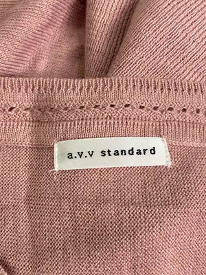 a.v.v standard/アーヴェヴェスタンダード/ニット/セーター/トップス/ピンク/S
