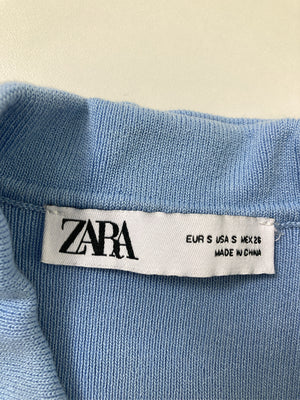 ZARA/ザラ/ニット/セーター/トップス/スカイブルー/EUR S/USA S/MEX 26