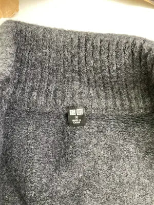 UNIQLO/ユニクロ/ニット/セーター/トップス/グレー/M