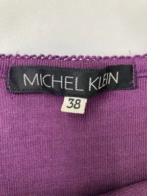 MICHEL KLEIN/ミッシェルクラン/カーディガン/ボレロ/トップス/パープル/38