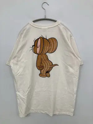 TOM and JERRY/トムアンドジェリー/Tシャツ/カットソー/トップス/ホワイト/L
