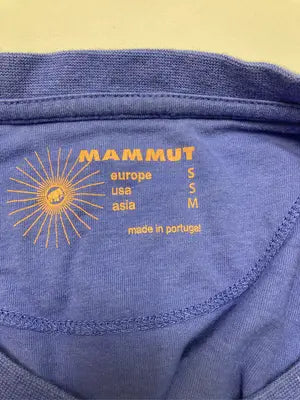 MAMMUT/マムート/Tシャツ/カットソー/トップス/ブルー/M