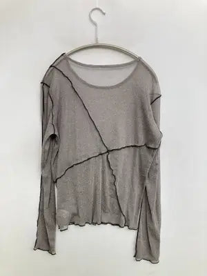 PALEMO STORE/Tシャツ/カットソー/トップス/シルバー/M