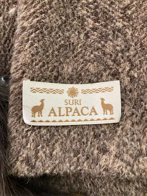 ALPACA/ショートコート/ジャケット/アウター/ブラウン/11AR