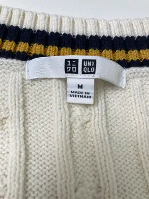 UNIQLO/ユニクロ/ベスト/トップス/ホワイト/M