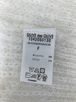 OLIVE des OLIVE/オリーブデオリーブ/カーディガン/ボレロ/トップス/ホワイト/F