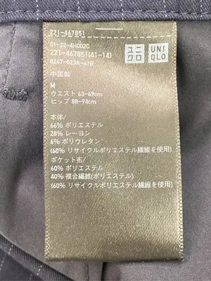 UNIQLO/ユニクロ/スラックス/パンツ/ネイビー/M