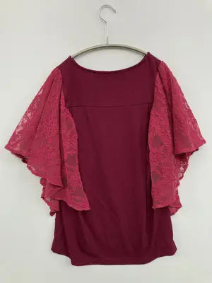 n'Or LABEL/ノアレーベル/Tシャツ/カットソー/トップス/レッド/1