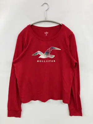HOLLISTER/ホリスター/Tシャツ/カットソー/トップス/レッド/S