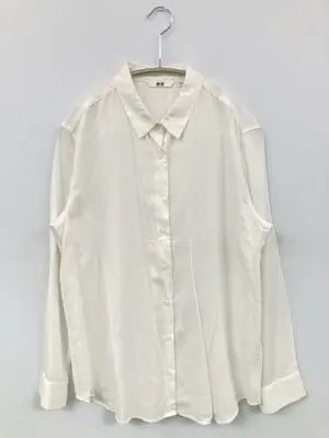 UNIQLO/ユニクロ/シャツ/ブラウス/トップス/ホワイト/L