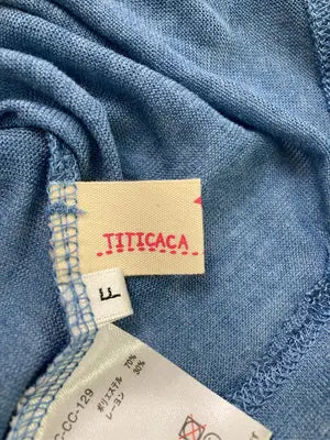 TITICACA/チチカカ/Tシャツ/カットソー/トップス/ブルー/LL