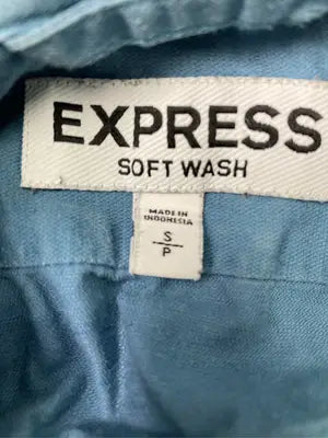 EXPRESS/エクスプレス/シャツ/ブラウス/トップス/ブルー/S