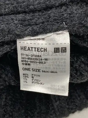 UNIQLO/ユニクロ/ニットキャップ/ビーニー/帽子/ブラック/ONE SIZE