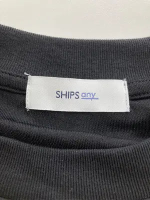 SHIPS any/Tシャツ/カットソー/トップス/ブラック/XL