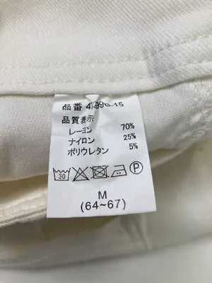 GORGE/ジョージ/デニムパンツ/パンツ/ホワイト/M(64～67)