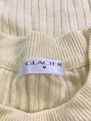 GLACIER/グラシア/ニット/セーター/トップス/イエロー/M