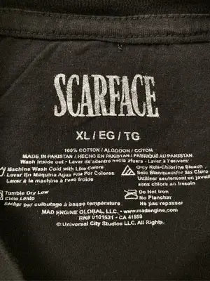 SCARFACE/Tシャツ/カットソー/トップス/ブラック/XL