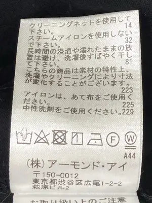 RITSUKO SHIRAHAMA/Tシャツ/カットソー/トップス/ブラック/1