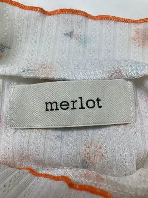 merlot/メルロー/Tシャツ/カットソー/トップス/ホワイト/Free