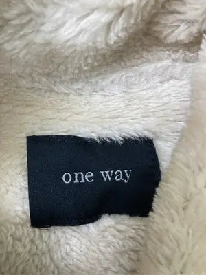 One Way/ワンウェイ/ムートンコート/ジャケット/アウター/ベージュ/M