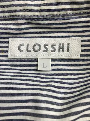CLOSSHI/クロッシー/シャツ/ブラウス/トップス/ネイビー/L