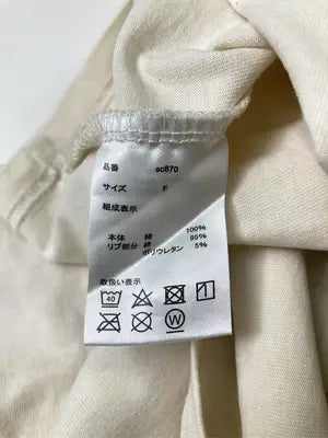 MONO-MART/モノマート/Tシャツ/カットソー/トップス/ホワイト/F