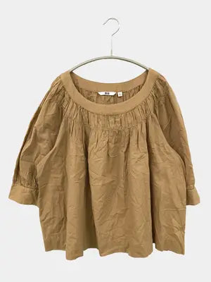 UNIQLO/ユニクロ/シャツ/ブラウス/トップス/ベージュ/M