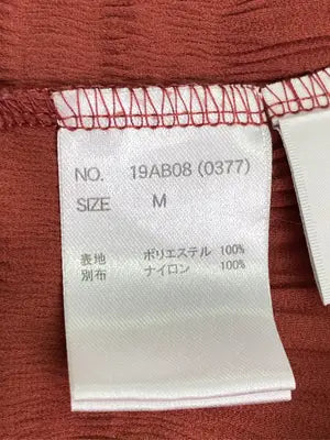 CECIL McBEE/セシルマクビー/シャツ/ブラウス/トップス/レッド/M