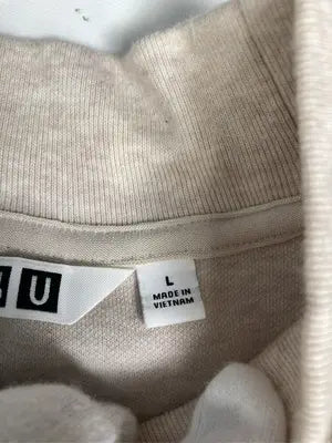UNIQLO/ユニクロ/スウェット/トップス/ベージュ/L