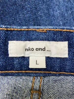 niko and .../ニコアンド/デニムパンツ/パンツ/ネイビー/L