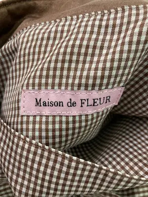Maison de FLEUR/メゾンドフルール/トートバッグ/バッグ/ブラウン/F