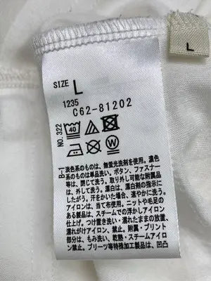 SHOO LA  RUE/シューラルー/Tシャツ/カットソー/トップス/ホワイト/L
