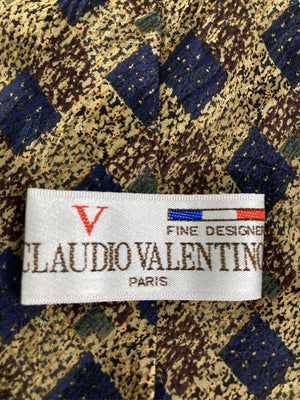 CLAUDIO VALENTINO/クラウディオヴァレンティノ/ネクタイ/ファッション雑貨/ベージュ