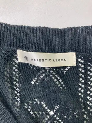 MAJESTIC LEGON/マジェスティックレゴン/カーディガン/ボレロ/トップス/ブラック/M