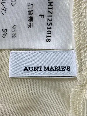 AUNT MARIE'S/アントマリーズ/Tシャツ/カットソー/トップス/アイボリー/F