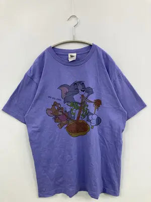 TOM and JERRY/トムアンドジェリー/Tシャツ/カットソー/トップス/ブルー/L