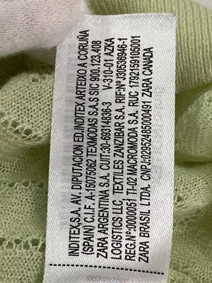 ZARA/ザラ/ニット/セーター/トップス/ライトグリーン/USA S
