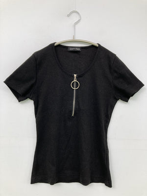 VANITY FACE/ヴァニティフェイス/Tシャツ/カットソー/トップス/ブラック